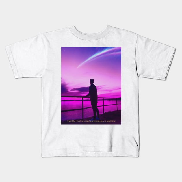 Your Name Kids T-Shirt by klajdmurataj